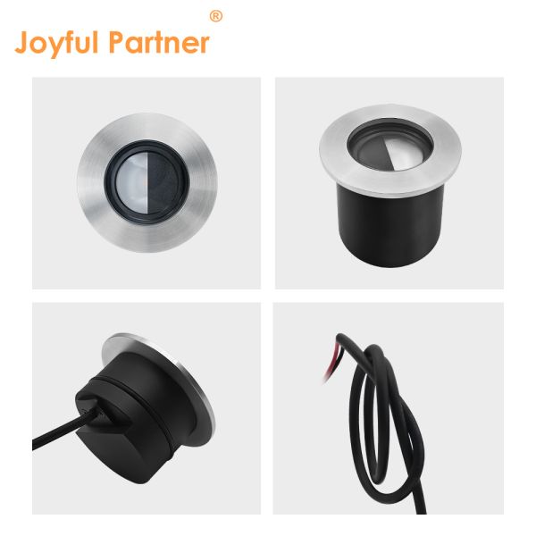 LED Outdoor Buried Light 316 Stainless Steel Front Cover Waterproof IP67 4W Cree LED Diameter 80MM