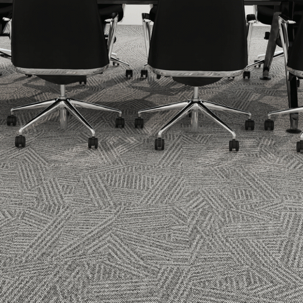 Customized Printing Modular Carpet Tiles with Nylon Surface and PVC Backing for Offices and Hotels
