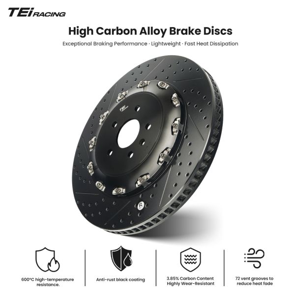 TEI P60NS 6 Pistons R18 R19 Big Brake Kit Modified Auto Brake Systems Caliper Parts for Lexus IS250 IS300 XE20 XE30 2005-2022