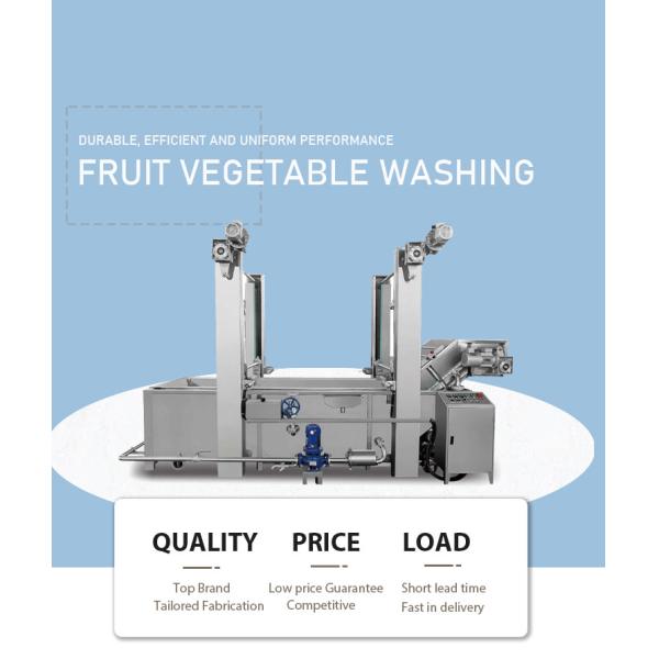 Industrial Water Cycle Vegetable And Fruit Washing Machine for Fruit Processing Plant