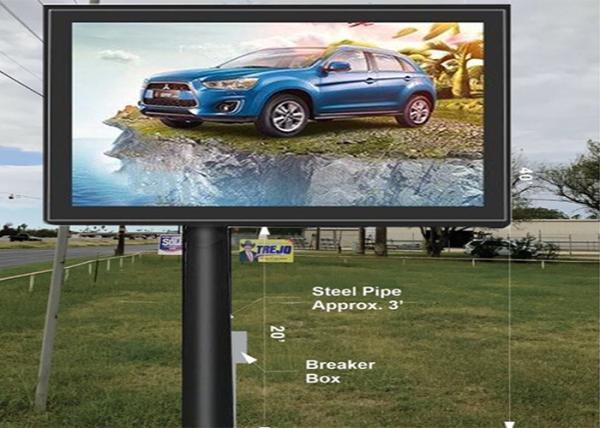 P10 10000 pontos/m2 960*960mm Grande painel de vídeo LED de publicidade fixa a cores