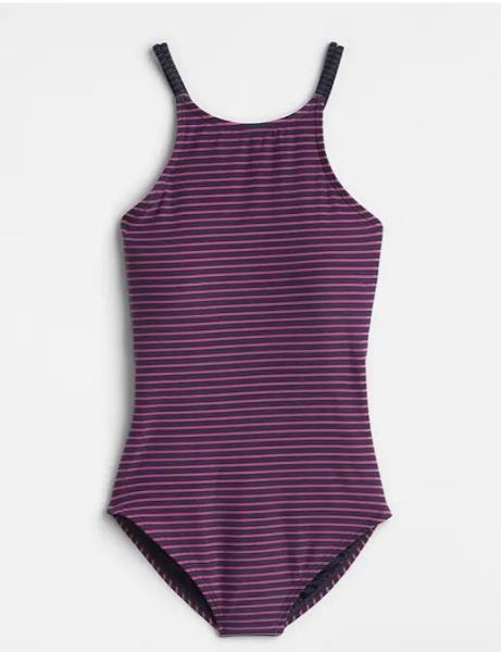 High-Neck Strappy One-Piece Suit