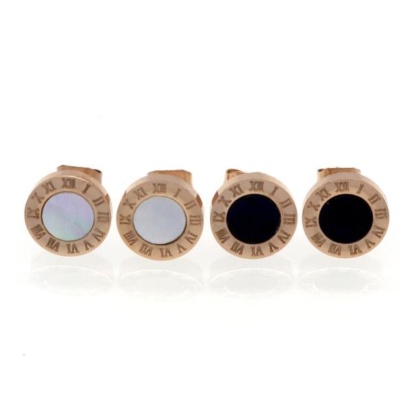 New Gold/Rose/Silver Color Stud Earrings Fashion Famous Brand Jewelry Wedding Party Earrings For Women Lady Men Earrings