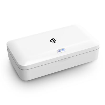 7.5W 5W Fast Charge Sterilizer Box Qi UV Sanitizer With Wireless Charging