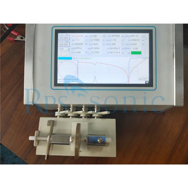 Portable Ultrasonic Impedance Analyzer With Ultrasonic Transducers And Crystals