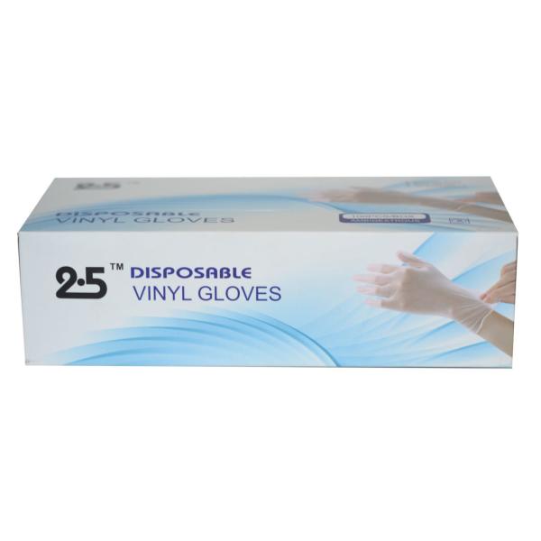 Impression de logo Gants en vinyle jetables en latex étanches pour le marché