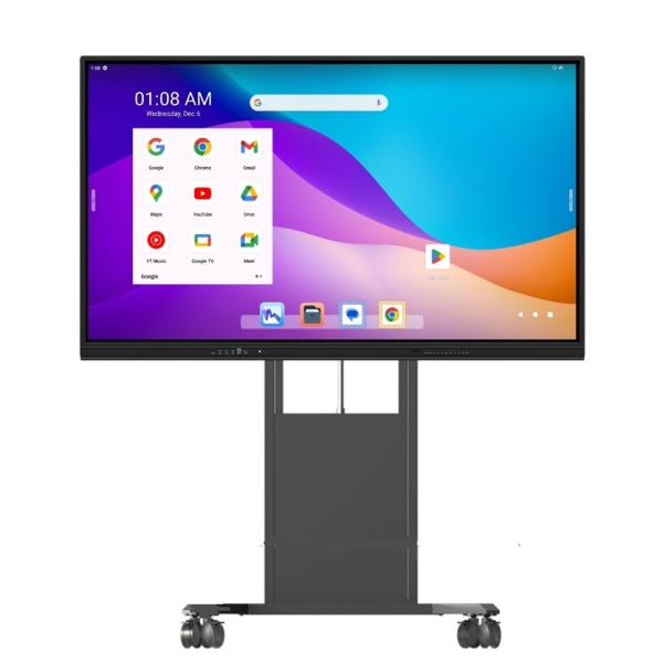 Painel inteligente 4K para escolas corporativas