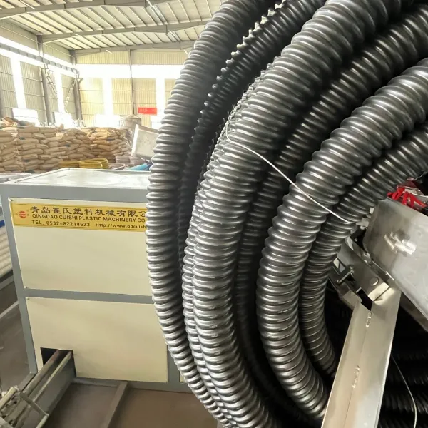 Full Automatic HDPE Carbon Spiral Corrugated Pipe Production Line with Precise Winding and High Speed Coiling System