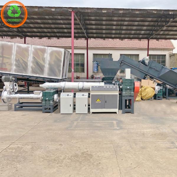 Clean Plastic Pellets Production Equipment Waste PP PE Plastic Water Ring Granulator