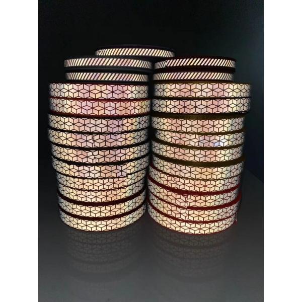 Webbing 3cm красочной радуги  отражательный для спорт сумки носит шляпу