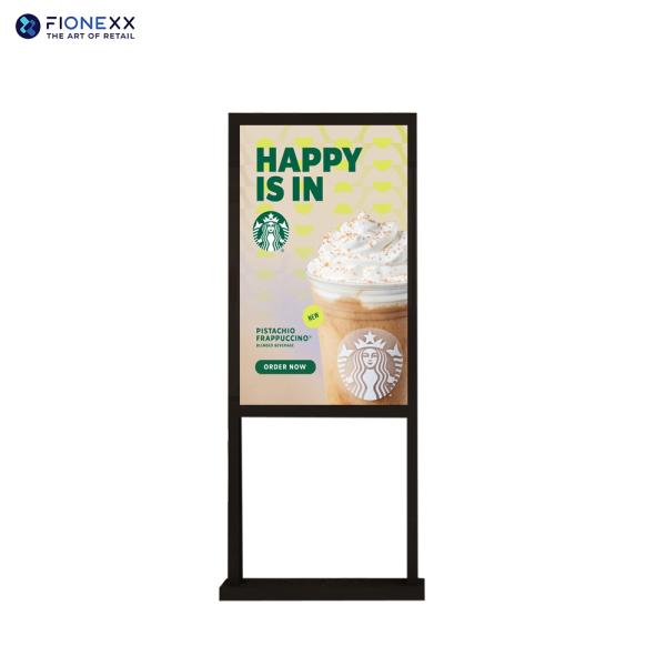 Supermercado Tienda Restaurante 2K 4K LCD Ventana de publicidad Pantalla de 32 pulgadas Alto brillo