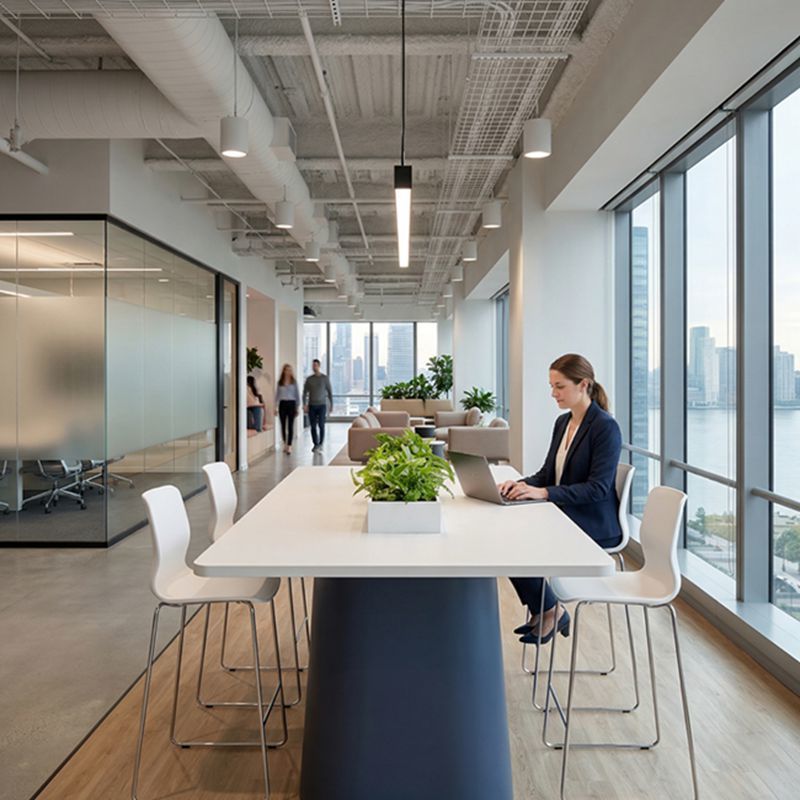 GROVE Series High Bar Table Customizable Office Lounge Furniture For Projects