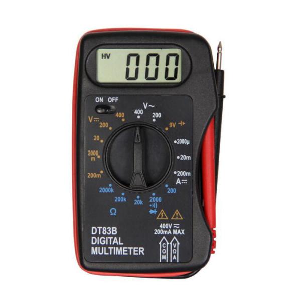 Pocket DT83B Digital Multimeter Ammeter Voltmeter DC/AC Resistor Ohm Voltage Multi Meter Tester Electrical Instruments