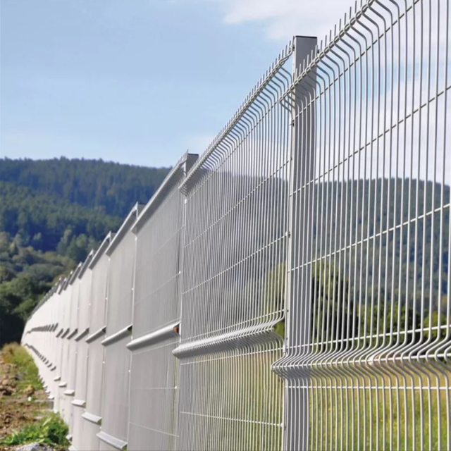 3D Profile Security Fencing Panels Reinforced Mesh With Modular Mounting System