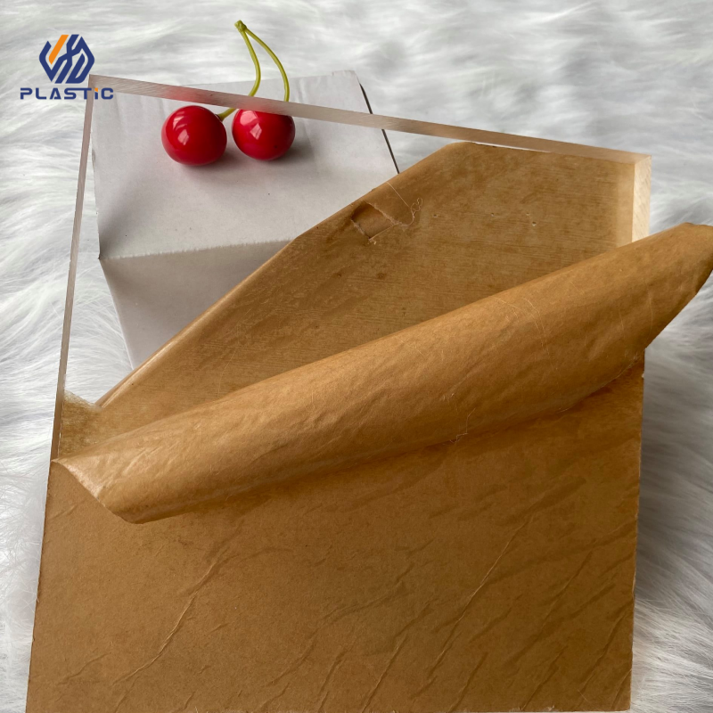 3mm Plexiglass sheet 1220*2440mm clear acrylic sheet for application advertising