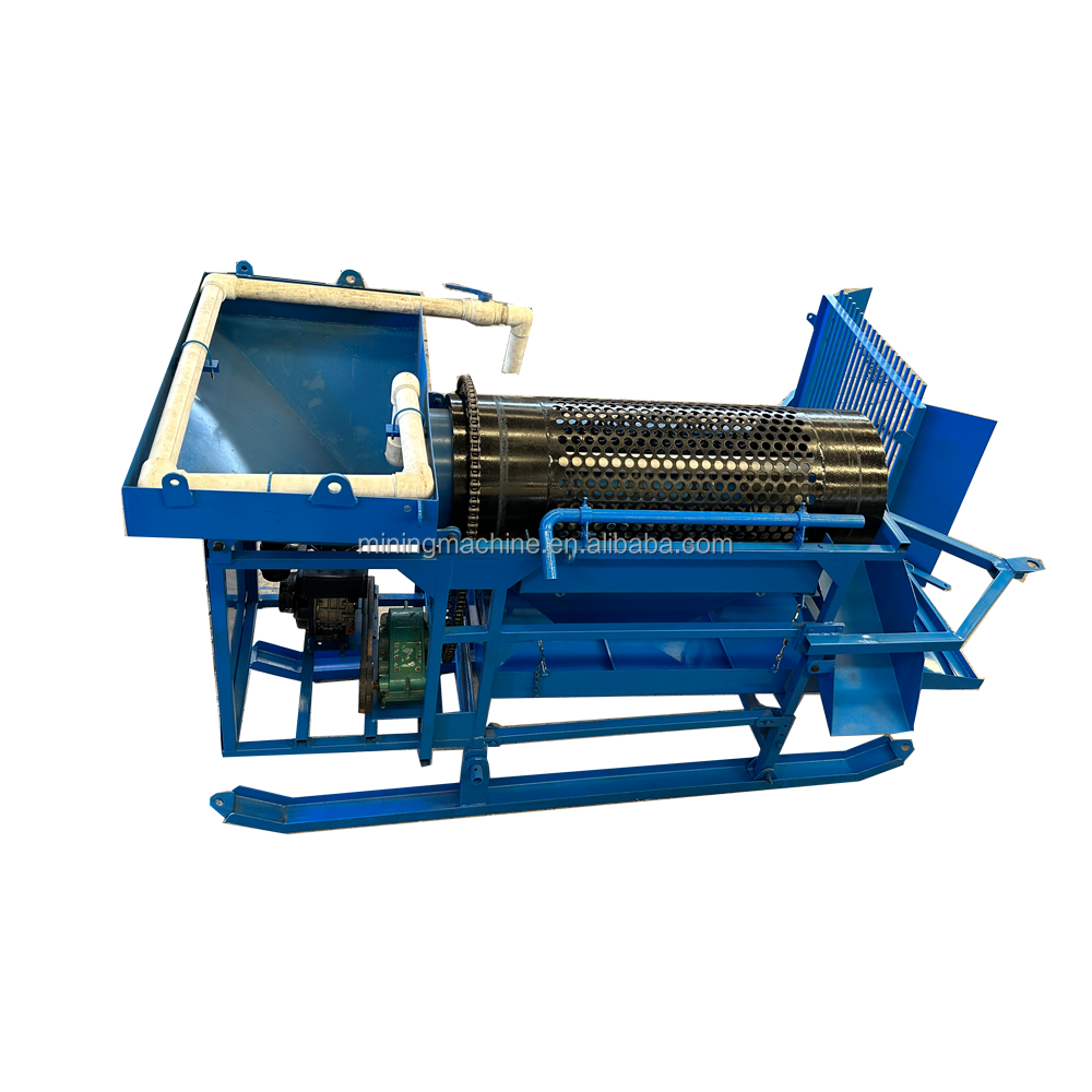 High Work Efficiency Modular Design Gold Trommel Wash Plant with Engine Core Components