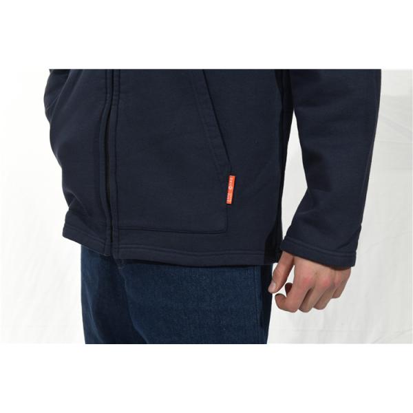 Chaqueta con capucha de la sudadera con capucha 10oz franco del paño grueso y suave del franco del algodón de CFR 100 con la cremallera