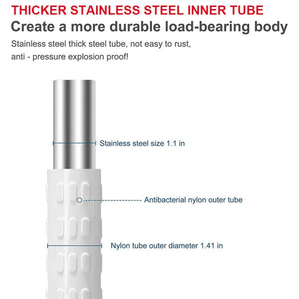 135 Degree Curved Stainless Steel Grab Bar Multipurpose For Shower Bathroom