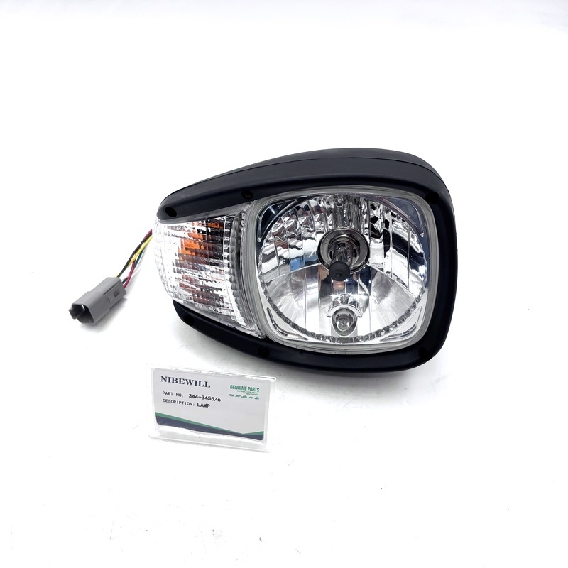 Headlight 344-3456 344-3455 for C-aterpillar C7 C6.6 C13 Loader 924H 924K 930G Excavator Light