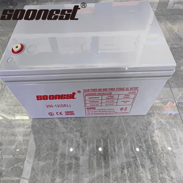 Batterie Gel Solaire 12V 200Ah 12V 200Ah 12V 250Ah Rechargeable Solar Gel Battery Gel Battery 12V 200Ah Energy Storage