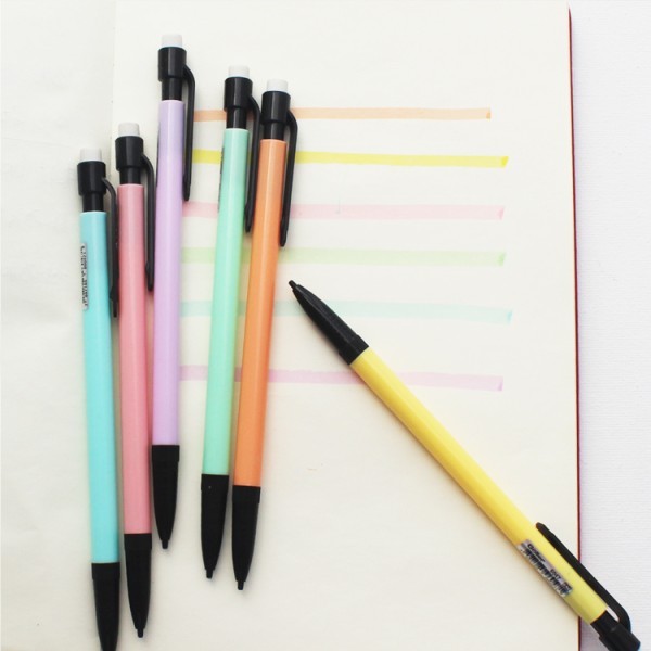 High Quality with Cheap Price Colourful Mechanical Pencil with Eraser for Students