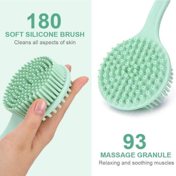 Эргономическая щетка 38 x 8cm тела силикона дизайна