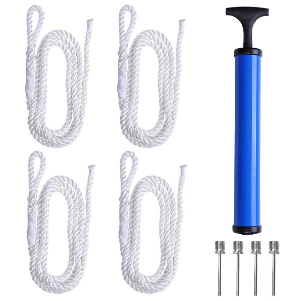 Boat Bumpers 8x27 Boat Fender Twin Eye 4-Pack