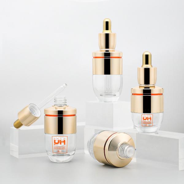 Овал Moisturize бутылка 30ml 1oz капельницы эфирного масла стеклянной бутылки сыворотки косметическая