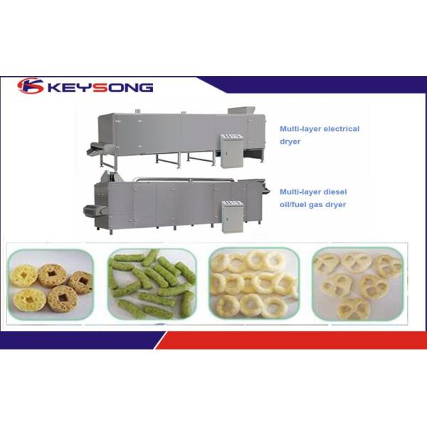 Industrial Puffed Snacks Making Machine Food Industry Equipment Stable Performance
