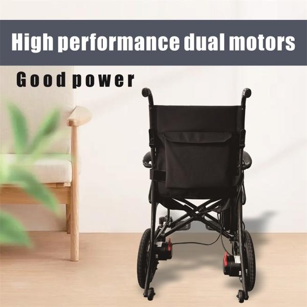 Full Automatic Folding Electric Wheelchair with Carbon Fiber Frame 910mm*610mm*875mm