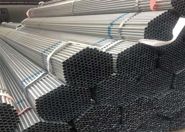 BS1387 Galvanised Steel Round Tube Hydraulic Cylinder With Slit Edge