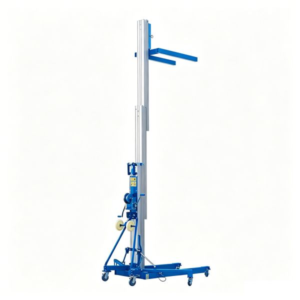 Portable Material Mast Vertical Tower Aerial Lift Device Aerospace Grade
