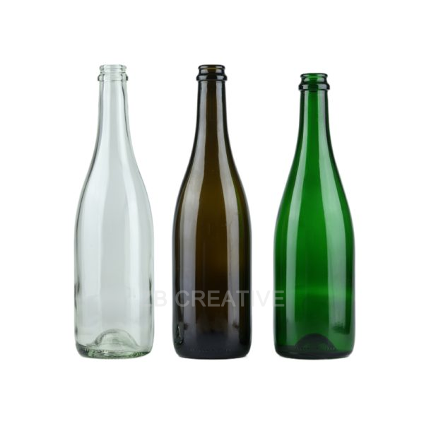 Pressure Resistant Champagne Glass Bottles empty glass bottles 750ml 3711P-6 610G