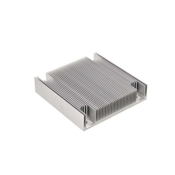 6061T6 Aluminium Heat Sink Profiles , Aluminum Heatsink Extrusion Profiles Machining Part
