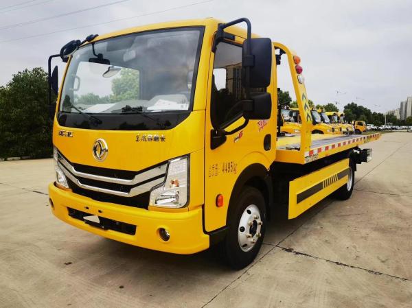 Heavy Duty Truck Haowo Light 4X2 3-5 Ton Equipment Used Flat Trailer Trailer for Sale