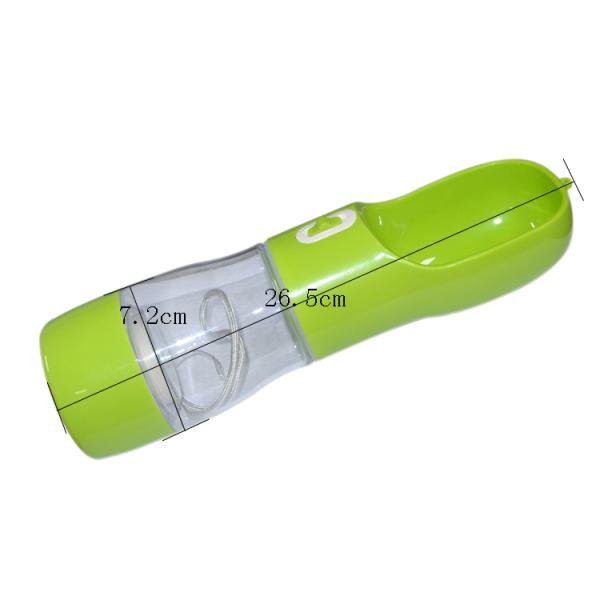 Silicone Dog Pet Drinking Water Bottle Portable Dispenser Customized For Travel