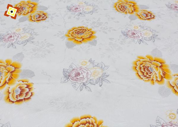 230cm Width Mattress Quilting Fabric Polyester Warp Knitted Printing Bronzing Frosted
