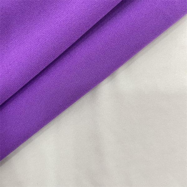 Material do sapato Camisa única 100 tecido de poliéster 75D 80-90gm