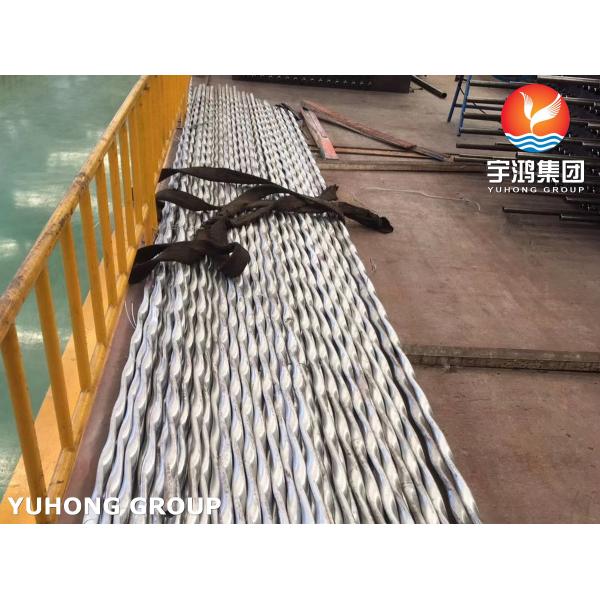 Tubos acanalados de acero inoxidables para el tubo inconsútil de los cambiadores de calor ASTM A213