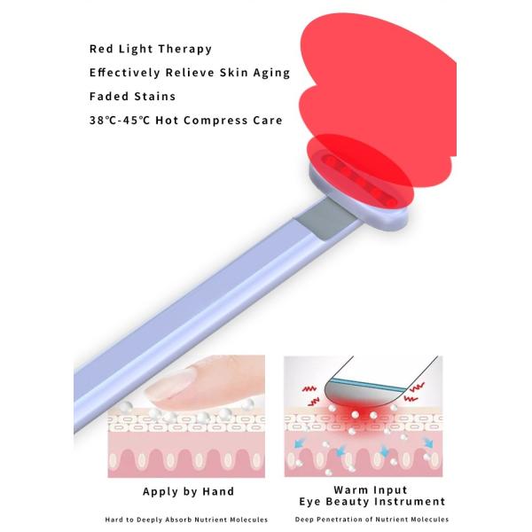 Personal Health Care 155*18.3*23.4 mm Rotation Microcurrent Ems Eye Massager Pen Wand
