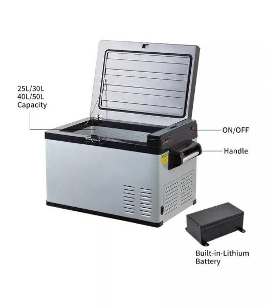 AC DC OEM Compressor Cooling Dual Portable Cosmetic Fridge Insulation C5H10/C-pentane