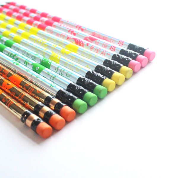 Promotional high quality black wood ppencil HB pencil set