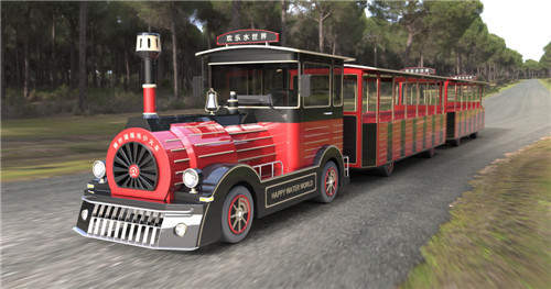 Поезд дизельной силы туристский Trackless с 42 местами, Multi поездами торгового центра цвета