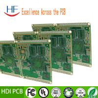 10 Layer Electronic PCB Board BGA Material 0.08mm MIN Solder Mask Bridge