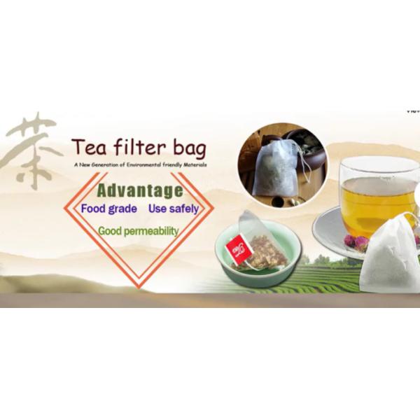 Produit alimentaire étanche à la chaleur 125 mm Filtre à papier pour le thé