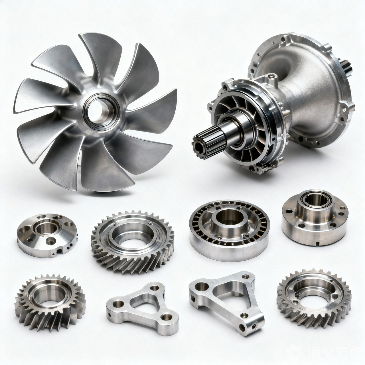 Precision Five-axis CNC Machining Titanium Alloy Parts Stainless Steel Industrial Equipment Drill & Broach Materials