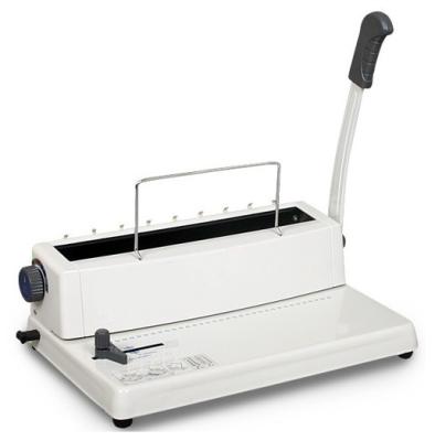 8.47mm Pitch 4mm Hole Twin Wire Binding Machine For A4 Paper