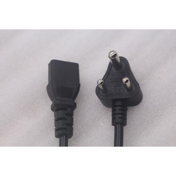 C13 Connector Type, Black Cable , 250V10A,8ft LengthSouth African power cord