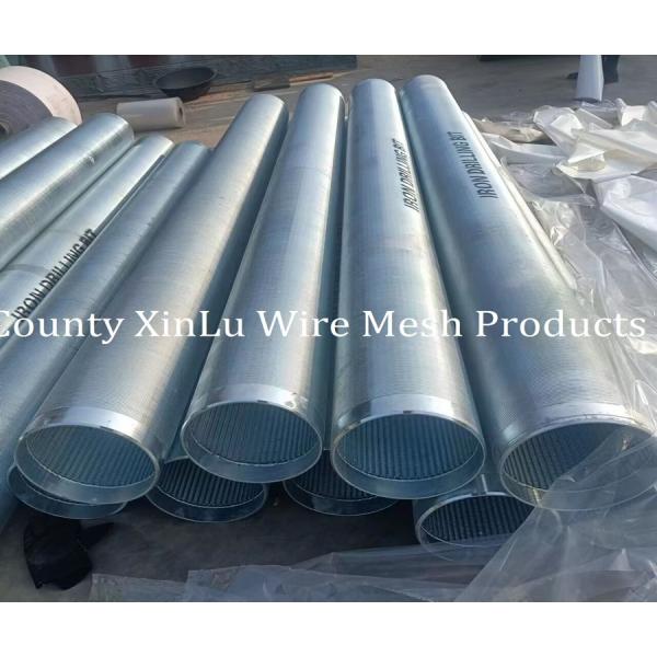 V Shape Wedge Wire Wrapped Johnson Continuous Slot Well Screen Pipe with Diameter 10-3/4