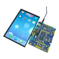 10Écran de port série de 1 pouce avec panneau tactile 1280x800 24 bits Interface RGB 300c/D